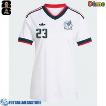 Fotballdrakt Dame Mexico Jesus Gallardo #23 Bortedrakt VM 2026 Kortermet